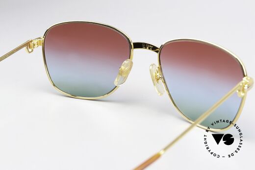 Cartier Courcelles - L Bordeaux Polarlichter Gläser, KEINE Retrobrille, sondern ein altes Cartier-Unikat!, Passend für Herren
