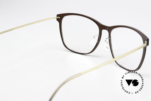 Lindberg 6525 NOW Braun Und Gold In Size 52mm, ungetragenes Designerstück mit original Lindberg Etui, Passend für Damen