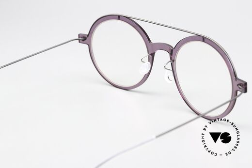 Lindberg 6543 48 NOW Zart Violett Leicht Lila, ungetragenes Designerstück mit original Lindberg Etui, Passend für Damen