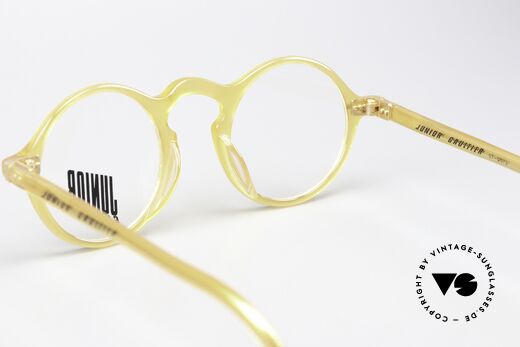 Jean Paul Gaultier 57-0072 Small Size In Honig Gelb, alle Modelle von Murai in Top-Qualität (m.i. Japan), Passend für Herren und Damen