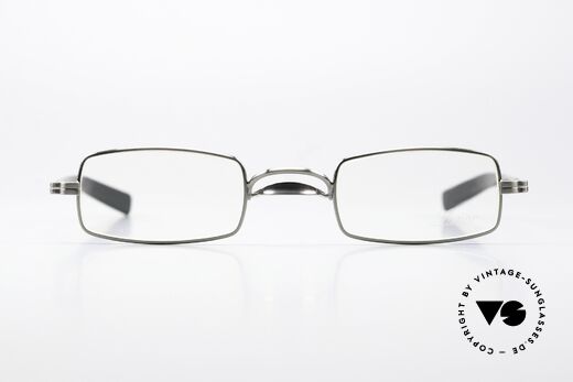 Lunor Swing A 37 Eckige Vintage Lesebrille AS, Glashöhe 25mm = nur Lesebrille (KEINE Gleitsicht), Passend für Herren