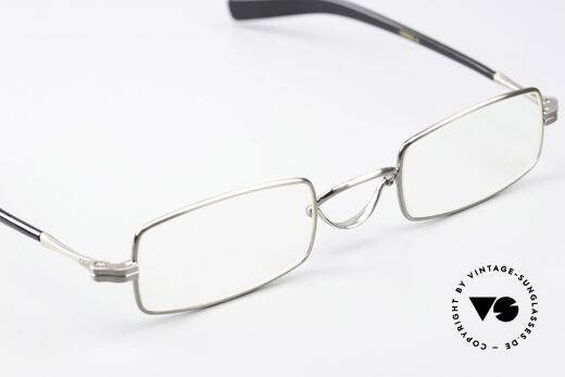 Lunor Swing A 37 Eckige Vintage Lesebrille AS, Größe: medium, Passend für Herren