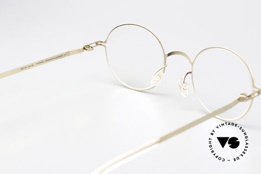Mykita Nea Damenbrille Oval Champagne, genial flexible Brillenfassung in einer medium Größe, Passend für Damen