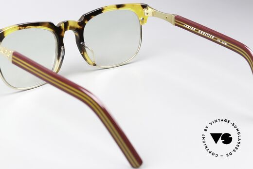 Jean Paul Gaultier 57-1271 Kombibrille Made in Japan, hier leicht getönte Gläser; daher auch abends tragbar, Passend für Herren und Damen