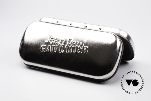 Jean Paul Gaultier 58-0275 Steampunk Sonnenbrille 80er, 35 Jahre alt, jedoch ungetragen mit Etui, Sammlerstück, Passend für Herren und Damen Jean Paul Gaultier 58-0275 Steampunk Sonnenbrille 80er, 35 Jahre alt, jedoch ungetragen mit Etui, Sammlerstück, Passend für Herren und Damen
