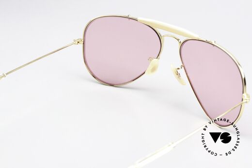 Ray Ban Outdoorsman Gläser Verdunkeln Bei Sonne, ungetragen (wie alle unsere vintage 80er Brillen), Passend für Herren und Damen