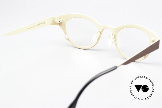 Anne Et Valentin Liz Titanium Brille Für Damen, ungetragenes Einzelstück von 2014; made in France, Passend für Damen