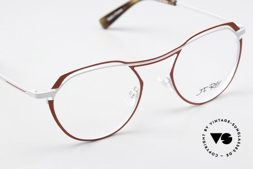 JF Rey JF2955 Zauberhafte Frauen Brille, tolles Damenmodell in Kaminrot und titanium-grau, Passend für Damen