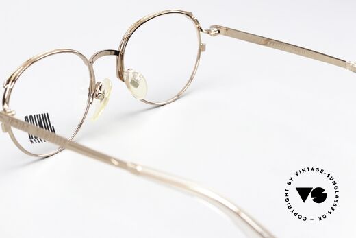 Jean Paul Gaultier 57-2173 90er Shiny Bronze Metallic, KEINE Retrobrille; ein kostbares ORIGINAL von 1995!, Passend für Herren und Damen