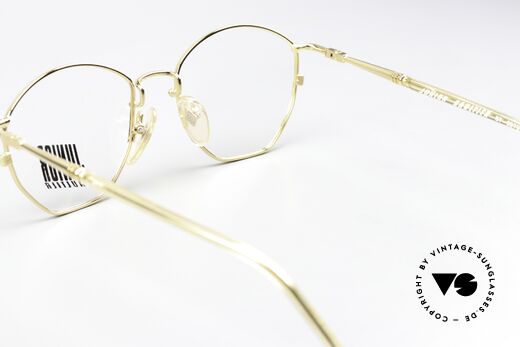 Jean Paul Gaultier 57-2273 Vergoldete Vintage Brille, KEINE RETROBRILLE; ein 30 Jahres altes ORIGINAL, Passend für Herren und Damen