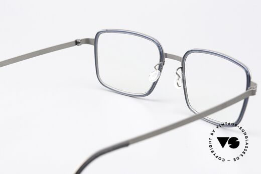 Lindberg 9754 Strip Titanium Klassische Herrenbrille XL, die orig. DEMOgläser können beliebig getauscht werden, Passend für Herren