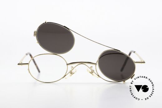 Christian Roth 2400 Clip On Brille 90er Vergoldet, Größe: small, Passend für Herren und Damen Christian Roth 2400 Clip On Brille 90er Vergoldet, Größe: small, Passend für Herren und Damen