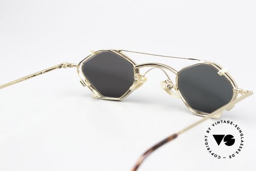Christian Roth 2402 Achteckige Brille Mit Clip, die SMALL Fassung ist für sehr große Sehstärken ideal, Passend für Herren und Damen