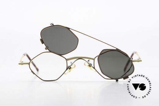 Christian Roth 2402 Achteckige Brille Antik Gold, Größe: small, Passend für Herren und Damen Christian Roth 2402 Achteckige Brille Antik Gold, Größe: small, Passend für Herren und Damen