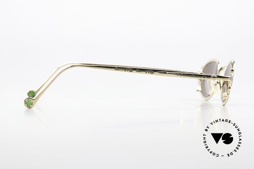 Jean Paul Gaultier 56-0001 Limited Edition Designerbrille, Geldklammer als 'fancy Gimmick' am rechten Bügel, Passend für Herren und Damen