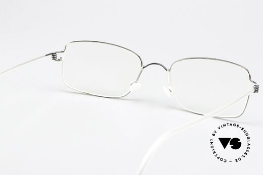 Lindberg Alvis Air Titan Rim Herrenbrille Titaniumbrille, Rahmen: bicolor / zweifarbig in anthrazit und hellgrau, Passend für Herren