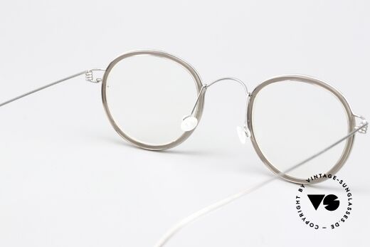 Lindberg Lex 45 Air Titan Rim Titaniumfassung Mit Inlays, Größe: medium, Passend für Herren und Damen Lindberg Lex 45 Air Titan Rim Titaniumfassung Mit Inlays, Größe: medium, Passend für Herren und Damen