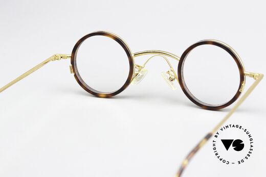 Christian Roth 2408 Runde Brille Im Bauhaus Stil, ungetragen, 1994; Meisterstück für Design-Liebhaber, Passend für Herren und Damen