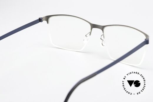 Lindberg 7405 Strip Titanium Markante Herrenbrille 2018, die orig. DEMOgläser können beliebig getauscht werden, Passend für Herren