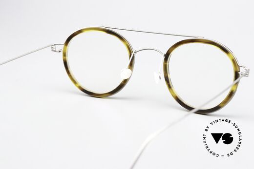 Lindberg Teitur 46 Air Titan Rim Markante Pantobrille Titan, die orig. Lindberg Demogläser sind beliebig austauschbar, Passend für Herren und Damen
