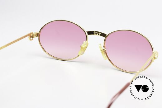 Cartier Saint Honore - S Sonnengläser Pink Verlauf, KEINE Retrobrille, sondern das 25 Jahre alte Original, Passend für Herren und Damen
