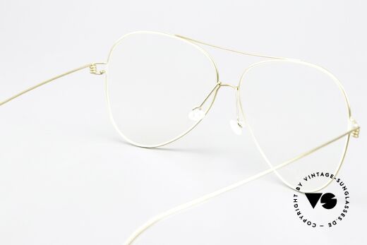 Lindberg Elvis Air Titan Rim Aviator Style Modifiziert, Fassung kann beliebig (optisch/Sonne) verglast werden, Passend für Herren