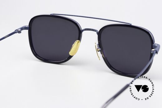 Thom Browne TBS800 Gold Verspiegelte Gläser, ungetragenes Einzelstück mit Thom Browne Verpackung, Passend für Herren