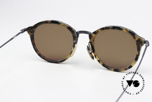 Thom Browne TBS908 Stilvolle Panto Sonnenbrille, ungetragenes Einzelstück mit Thom Browne Verpackung, Passend für Herren