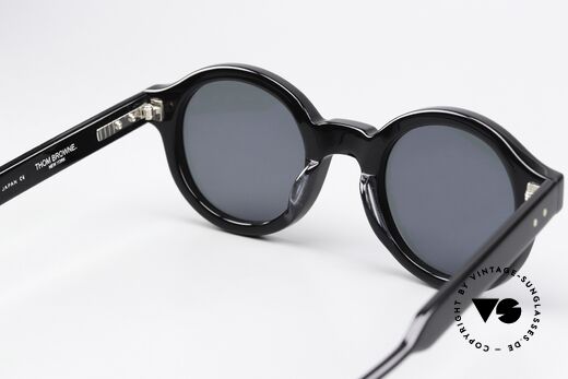 Thom Browne TBS411 Runde Azetat Sonnenbrille, ungetragenes Einzelstück mit Thom Browne Verpackung, Passend für Herren