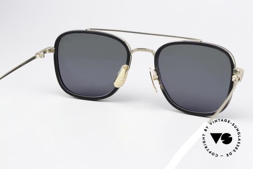 Thom Browne TBS800 Eckige Herrensonnenbrille, ungetragenes Einzelstück mit Thom Browne Verpackung, Passend für Herren