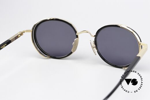 Thom Browne TBS813 Stilvolle Sonnenbrille Black, ungetragenes Einzelstück mit Thom Browne Verpackung, Passend für Herren