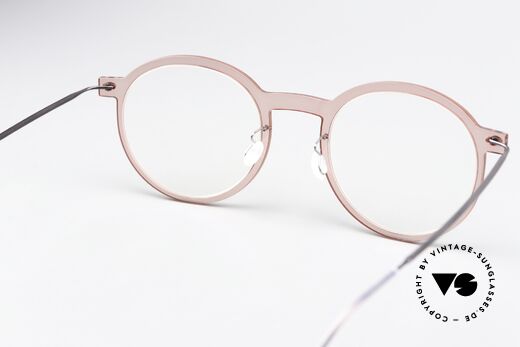Lindberg 6586 NOW Panto Rahmen Transluzid, ungetragenes Designerstück mit original Lindberg Etui, Passend für Herren und Damen
