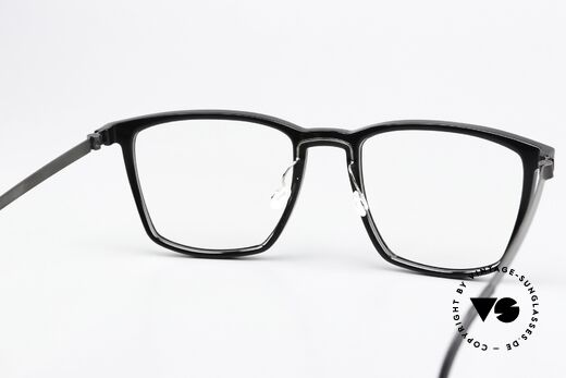 Lindberg 1260 54 Acetanium Designerbrille Eckig Large, diese Qualitätsfassung ist natürlich beliebig verglasbar, Passend für Herren und Damen