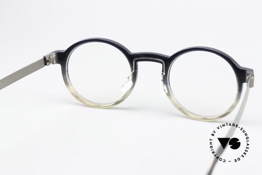Lindberg 1259 Acetanium Panto Designerbrille Unisex, ungetragenes Designerstück mit original Lindberg Etui, Passend für Herren und Damen