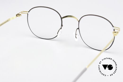 Mykita Einar Klassische Brille Gold Terra, die Fassung ist beliebig verglasbar (optisch / Sonne), Passend für Herren und Damen