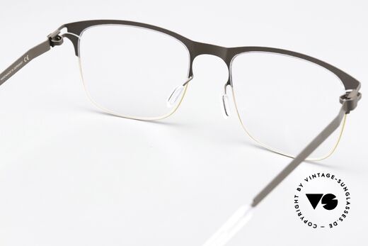Mykita Desmond Eckige Brille In Gold Terra, die Fassung ist beliebig verglasbar (optisch / Sonne), Passend für Herren