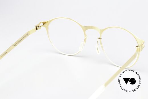 Mykita Lior Pantobrille Gold Glänzend, die Fassung ist beliebig verglasbar (optisch / Sonne), Passend für Herren und Damen