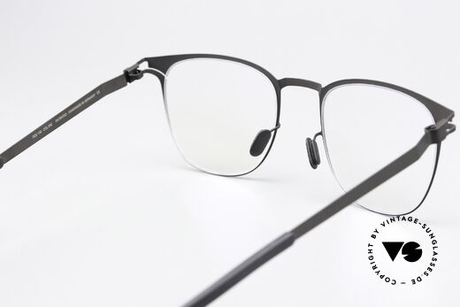 Mykita Thabani Eckige Brille Schwarz Unisex, die Fassung ist beliebig verglasbar (optisch / Sonne), Passend für Herren und Damen