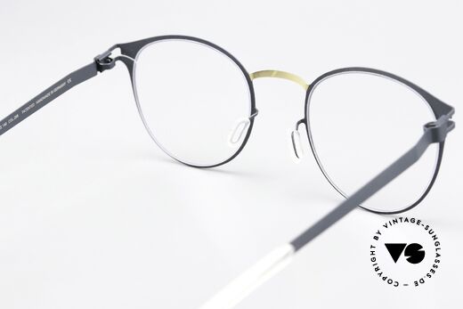 Mykita Giorgio Panto Damenbrille Gold Indigo, die Fassung ist beliebig verglasbar (optisch / Sonne), Passend für Damen
