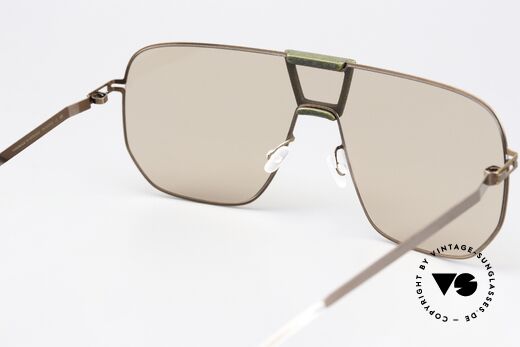 Mykita Mylon Cayenne XLarge Panorama Sonnenbrille, leichte und komfortable Sonnenbrille von 2015, Passend für Herren und Damen