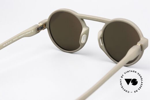 Mykita Mylon Thunder Sonnenbrille Gold Verspiegelt, Qualitäts-Fassung ist auch beliebig verglasbar, Passend für Herren und Damen
