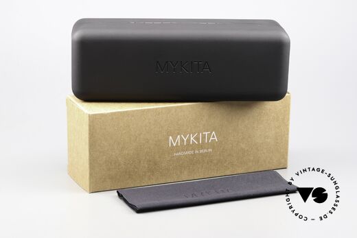 Mykita Eetu Runde Brille Shiny Silver Ash, Größe: medium, Passend für Herren und Damen