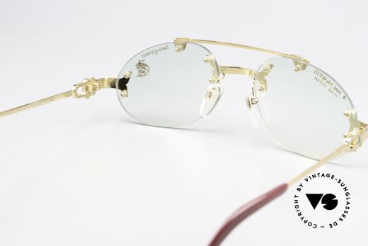 Machiavelli 15-303 Exzentrisch Opulente Brille, ungetragenes 80er Einzelstück mit orig. Machiavelli Etui, Passend für Herren