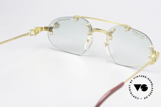 Machiavelli 14-303 Opulente 80er Brille Randlos, ungetragenes 80er Einzelstück mit orig. Machiavelli Etui, Passend für Herren