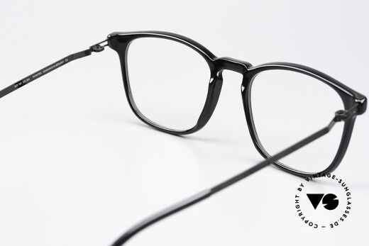 Mykita Haldur Zeitlose Schwarze Fassung, Brillenfassung ist beliebig verglasbar (optisch/Sonne), Passend für Herren und Damen