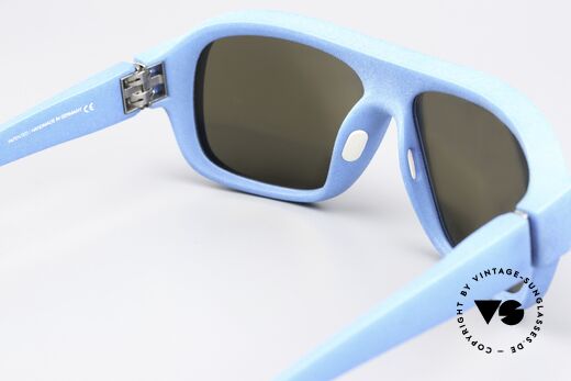 Mykita Mylon Titan Blau Verspiegelte Gläser, Sonnengläser (100% UV) sind ggf. austauschbar, Passend für Herren