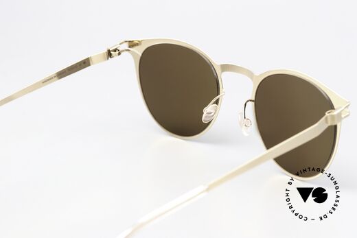 Mykita Federico Unisex Sonnenbrille Panto, Sonnengläser (100% UV) sind ggf. auch austauschbar, Passend für Herren und Damen