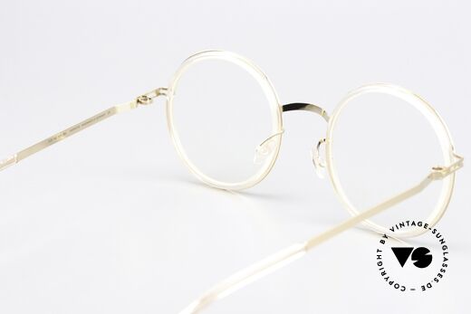 Mykita Meja Champagne Gold / Rose Water, Rahmen ist beliebig verglasbar (optisch oder Sonne), Passend für Damen