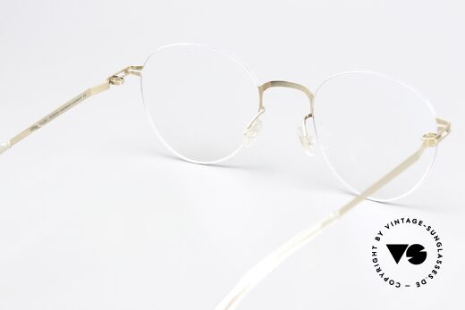 Mykita Eito Silver / Champagne Gold, genial flexible Brillenfassung: eine Größe passt allen, Passend für Herren und Damen