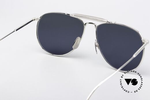 Thom Browne TB015 XL Aviator Silber Verspiegelt, ungetragenes Einzelstück + Thom Browne Verpackung, Passend für Herren